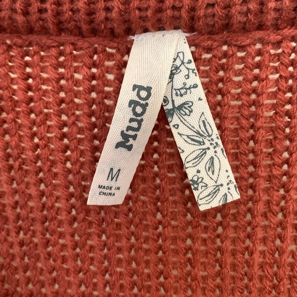 Mudd- Womens Medium burnt orange sweater - Picture 2 of 5